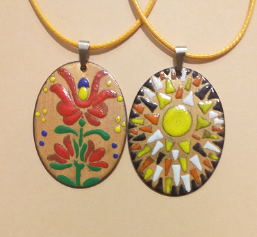 Népművészeti motívumos és Fénylő napsugár